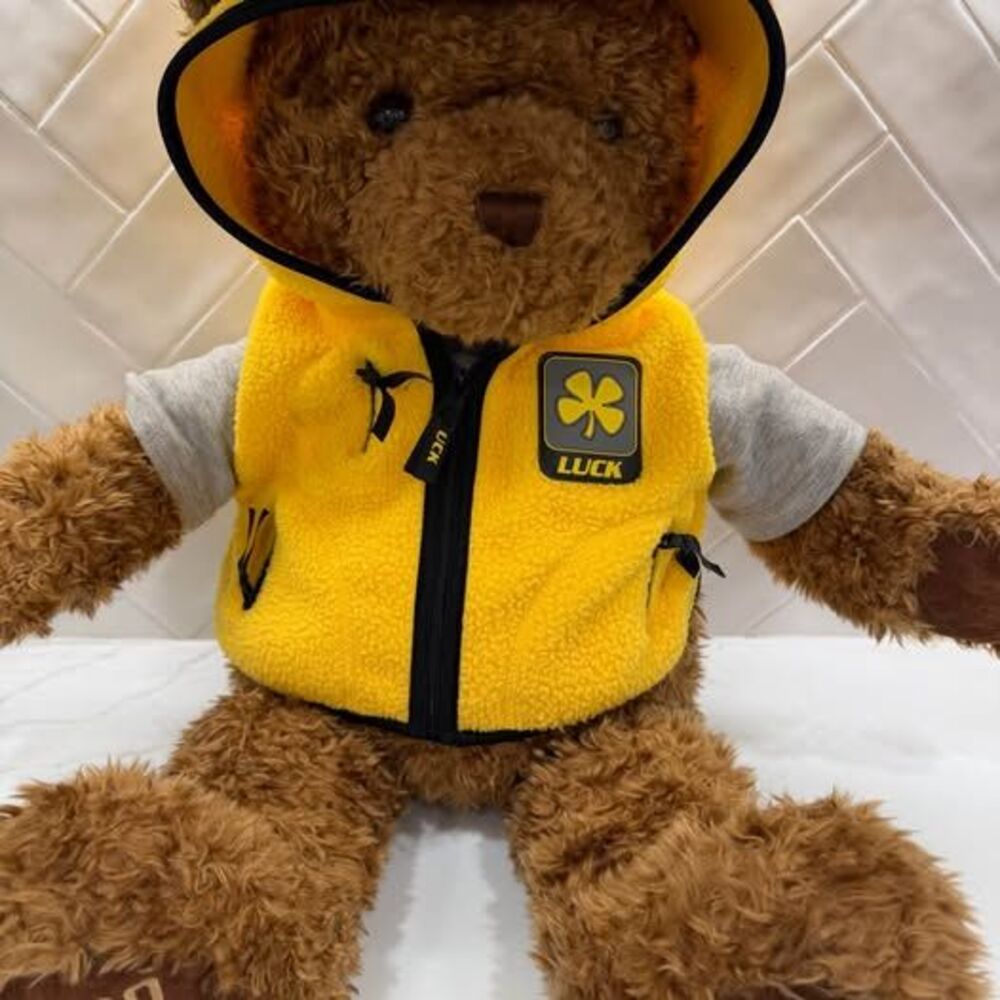 GUND Wish Bear LUCK 2000–2001 Limited Edition Vintage Teddy Bear 26-28”